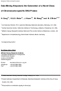 Cover page: Data Mining Empowers the Generation of a Novel Class of Chromosome-specific DNA Probes