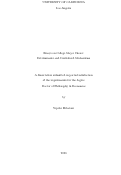 Cover page: Essays on College Major Choice: Determinants and Centralized Mechanisms