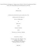 Cover page: Beyond Standard Assumptions - Semiparametric Models, A Dyadic Item Response Theory Model, and Cluster-Endogenous Random Intercept Models