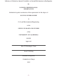 Cover page: Influence of Subsurface Spatial Variability on Ground Deformations in Earthquakes