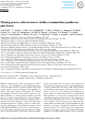 Cover page: Missing peroxy radical sources within a summertime ponderosa pine forest