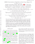 Cover page: SENSEI: Characterization of Single-Electron Events Using a Skipper Charge-Coupled Device