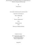 Cover page: Mood-Congruency versus Mood-Incongruency in Aesthetic Preferences: The Role of Interpersonal Relationships