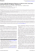 Cover page: Trends in NHANES Biomonitored Exposures in California and the United States following Enactment of California’s Proposition 65