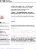 Cover page: Ebola virus disease-related stigma among survivors declined in Liberia over an 18-month, post-outbreak period: An observational cohort study