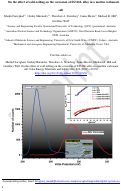 Cover page: On the effect of cold-rolling on the corrosion of SS316L alloy in a molten carbonate salt