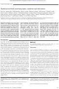 Cover page: Transfusion-related acute lung injury: incidence and risk factors.