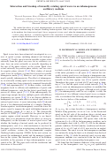 Cover page: Interaction and breakup of inwardly rotating spiral waves in an inhomogeneous oscillatory medium