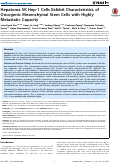 Cover page: Hepatoma SK Hep-1 Cells Exhibit Characteristics of Oncogenic Mesenchymal Stem Cells with Highly Metastatic Capacity