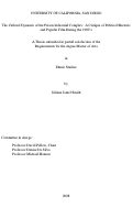 Cover page: The cultural dynamic of the prison industrial complex : a critique of political rhetoric and popular film during the 1980's