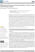 Cover page: Ethnobotanical Diversity of Cassava (Manihot esculenta Crantz) in the Peruvian Amazon