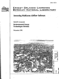 Cover page: Assessing Multizone Airflow Software