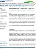 Cover page: Toward low‐cloud‐permitting cloud superparameterization with explicit boundary layer turbulence