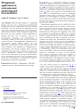 Cover page: Metagenomic applications in environmental monitoring and bioremediation