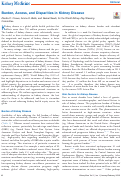 Cover page: Burden, Access, and Disparities in Kidney Disease