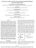 Cover page: Chain Versus Common Cause: Biased Causal Strength Judgments in Humans and Large Language Models