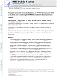 Cover page: Frequent promoter hypermethylation of PTPRT increases STAT3 activation and sensitivity to STAT3 inhibition in head and neck cancer