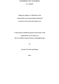 Cover page: Temporary Impacts to Wetlands in the Arid Southwestern United States Permitted by Section 404 of the Clean Water Act