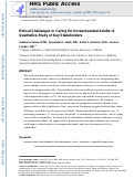 Cover page: Ethical Challenges in Caring for Unrepresented Adults: A Qualitative Study of Key Stakeholders.