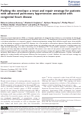 Cover page: Pushing the envelope: a treat and repair strategy for patients with advanced pulmonary hypertension associated with congenital heart disease.