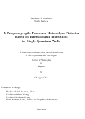 Cover page: A Frequency-agile Terahertz Heterodyne Detector Based on Intersubband Transitions in Single Quantum Wells