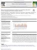 Cover page: Real-world exhaust temperature profiles of on-road heavy-duty diesel vehicles equipped with selective catalytic reduction