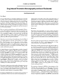 Cover page: Drug-Induced Thrombotic Microangiopathy and Use of Eculizumab