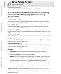 Cover page: Associations between self-harm and chronic disease among adolescents: Cohort study using statewide emergency department data