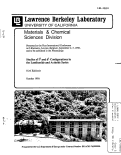 Cover page: Studies of f{sup 1} and d{sup 1} Configurations in the Lanthaide and Actinide Series