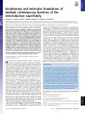 Cover page: Evolutionary and molecular foundations of multiple contemporary functions of the nitroreductase superfamily