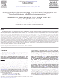 Cover page: Dietary pyrroloquinoline quinone (PQQ) alters indicators of inflammation and mitochondrial-related metabolism in human subjects