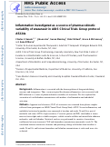 Cover page: Inflammation Investigated as a Source of Pharmacokinetic Variability of Atazanavir in AIDS Clinical Trials Group Protocol A5224s