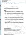 Cover page: Mutations that prevent caspase cleavage of RIPK1 cause autoinflammatory disease