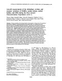 Cover page: Aircraft measurements of the latitudinal, vertical, and seasonal variations of NMHCs, methyl nitrate, methyl halides, and DMS during the First Aerosol Characterization Experiment (ACE 1)