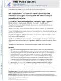 Cover page: HIV Stigma and Its Associations with Longitudinal Health Outcomes Among Persons Living with HIV with a History of Unhealthy Alcohol Use