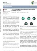 Cover page: The energetics of isomerisation in Keggin-series aluminate cations