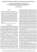 Cover page: The Role of Alternatives in Children’s Reasoning about Constrained Choices
