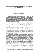 Cover page: Prosecutorial Discretion in Japan: A Response