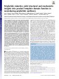 Cover page: Polyketide mimetics yield structural and mechanistic insights into product template domain function in nonreducing polyketide synthases