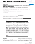 Cover page: Disparities in preventive procedures: comparisons of self-report and Medicare claims data