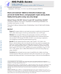 Cover page: Black and unarmed: statistical interaction between age, perceived mental illness, and geographic region among males fatally shot by police using case-only design