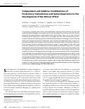 Cover page: Independent and Additive Contributions of Postvictory Testosterone and Social Experience to the Development of the Winner Effect