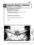 Cover page: Plasma Model for Charging Damage