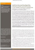 Cover page: Updating the Coupling Algorithm between HYDRUS and MODFLOW in the HYDRUS Package for MODFLOW