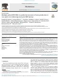 Cover page: Multiply spliced HIV RNA is a predictive measure of virus production ex vivo and in vivo following reversal of HIV latency