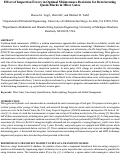 Cover page: Effect of Inspection Errors in Optimal Maintenance Decisions for Deteriorating Quoin Blocks in Miter Gates