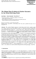 Cover page: The Mixing Time Evolution of Glauber Dynamics for the Mean-Field Ising Model