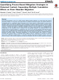 Cover page: Quantifying Process-Based Mitigation Strategies in Historical Context: Separating Multiple Cumulative Effects on River Meander Migration