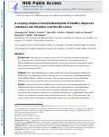 Cover page: A scoping review of social determinants of health's impact on substance use disorders over the life course