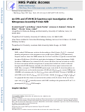 Cover page: An EPR and VTVH MCD spectroscopic investigation of the nitrogenase assembly protein NifB.